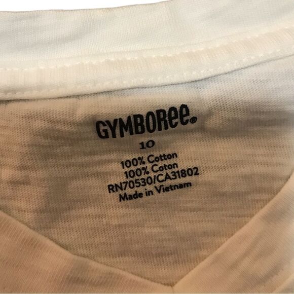 BOYS SIZE 10 WHITE GYMBOREE SHIRT! - Picture 3 of 3